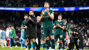 Jogadores do Manchester City chateados após derrota com Real Madrid