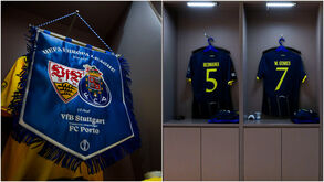 Balneário do FC Porto está preparado para o jogo com o Estugarda