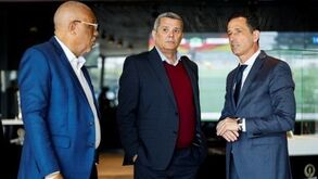 Pedro Proença recebe ministro dos Desportos de Angola e presidente da Federação Angolana