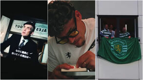 'Peaky Blinders', o 'estudante' Maxi e o apoio... nas janelas: Sporting divulga bastidores do jogo com o Bodo