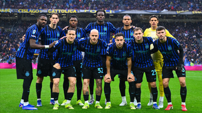 O onze do Inter Milão para o jogo com a Atalanta
