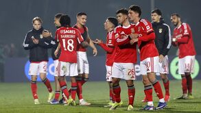 Benfica celebra reviravolta em Arouca