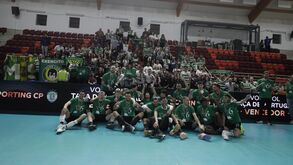 Sporting festejou conquista em Albufeira