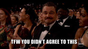 O momento em que é criado um 'meme' em direto com Leonardo DiCaprio durante os Óscares