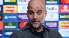 Pep Guardiola na conferência de antevisão ao jogo com o Real Madrid