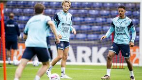 Hjulmand e Bah ao serviço da seleção da Dinamarca