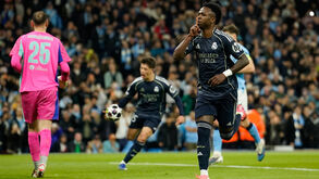 Vinícius Jr. no Manchester City-Real Madrid