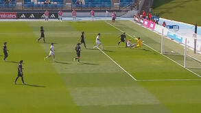 Golo do Real Madrid frente ao Sporting na Youth League