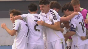 Real Madrid celebra frente ao Sporting