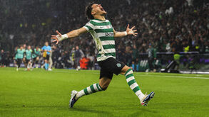 Maxi Araújo a festejar golo marcado ao Bodo