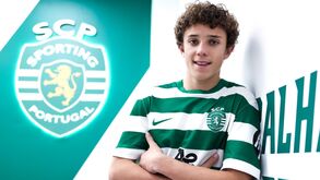 Bernardo Lavos assinou contrato de formação com o Sporting