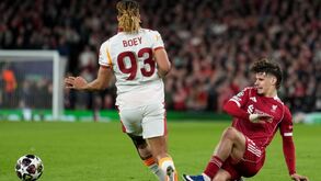 Jogo entre Liverpool e Galatasaray nos oitavos da Liga dos Campeões
