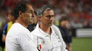 Silvino e Mourinho, em 2008, no Inter