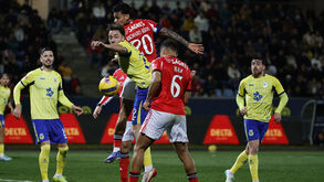 Richard Ríos marcou golo de cabeça frente ao Arouca