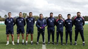 Micael Sequeira partilhou o prémio com a equipa técnica do Sporting