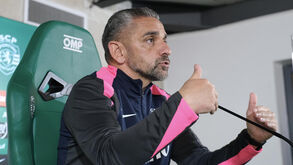 Rui Borges, treinador do Sporting, em conferência de imprensa