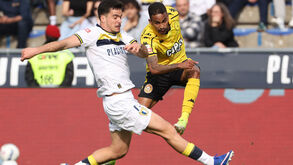 Momento do jogo entre Famalicão e Nacional