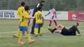 Brutal agressão a árbitro num jogo de sub-11