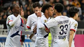 Golo de Nuno Mendes no Nice-PSG