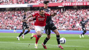 Pavlidis marcou um dos golos do Benfica frente ao V. Guimarães
