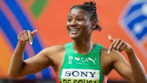 Agate de Sousa sagra-se campeã do mundo no salto em comprimento