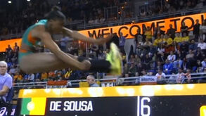 O salto espetacular que valeu o título mundial a Agate de Sousa