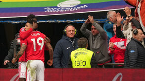 Jogadores do Nottingham Forest a celebrar 