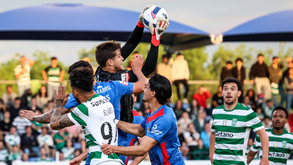 Lance durante o Alverca-Sporting