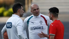 Roberto Martínez comanda treino
