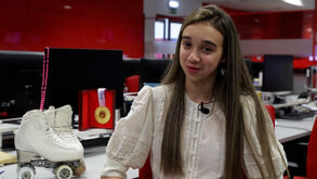 Madalena Costa tem 17 anos e além da carreira na patinagem quer ser psicóloga