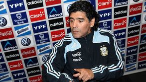 Diego Maradona morreu em 2020