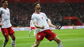 Lewandowski na vitória da Polónia frente a Albânia
