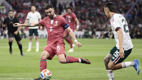 Bruno Fernandes foi o melhor elemento de Portugal frente ao México
