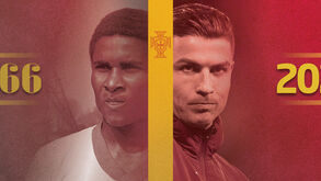 Eusébio e Cristiano Ronaldo