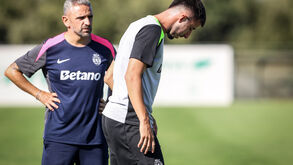 Rui Borges orientou o treino na Academia
