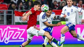 Pavlidis em ação pela seleção grega