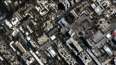 Imagens de satélite mostram tribunal e quartel-general da Guarda Revolucionária no Irão antes e depois dos ataques