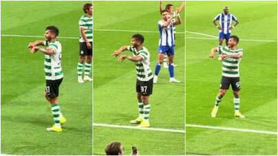 O polémico gesto de Luis Suárez no clássico visto de um outro ângulo