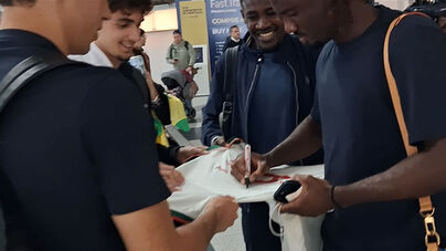 A partida do FC Porto para Estugarda