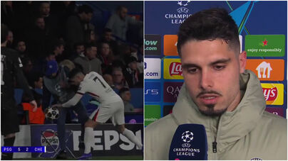 Pedro Neto pediu desculpa por empurrar 'apanha-bolas' no PSG-Chelsea: «Eu não sou assim...»