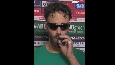 De óculos de sol, charuto na boca e cerveja na mão: defesa luso-finlandês protagoniza entrevista surreal