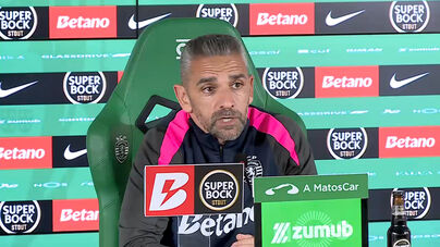 Rui Borges e o adiamento do Sporting-Tondela: «Vamos ter de metê-lo em algum sítio. O resto é tudo ruído»