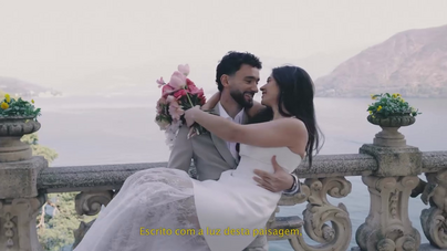 As imagens do casamento de João Mário no mágico Lago de Como
