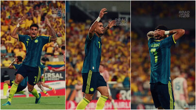 A impagável reação de Luis Díaz após o falhanço de Suárez frente à Croácia