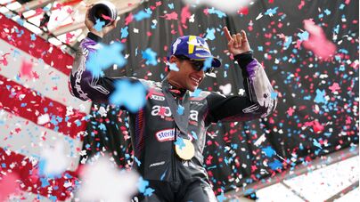 Jorge Martin celebra vitória no sprint em Austin