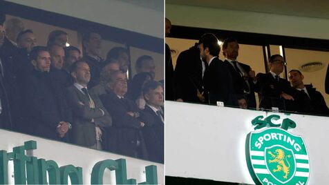 Frederico Varandas e André Villas-Boas longe um do outro