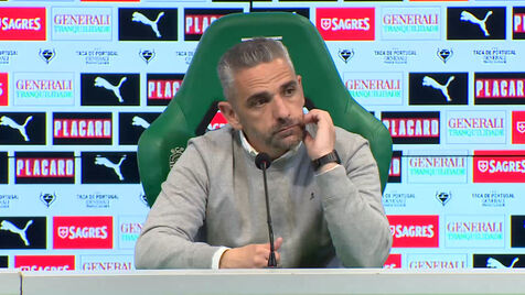 «Estava a comer uma canja»: Rui Borges explica por que não ouviu conferência de Farioli