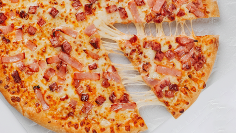 Pizza Domino's Bacon e Fiambre