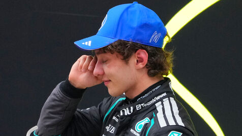 As imagens da primeira vitória de Kimi Antonelli na Fórmula 1