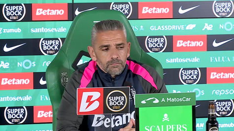 Rui Borges: «Renovação? Estou super tranquilo» 